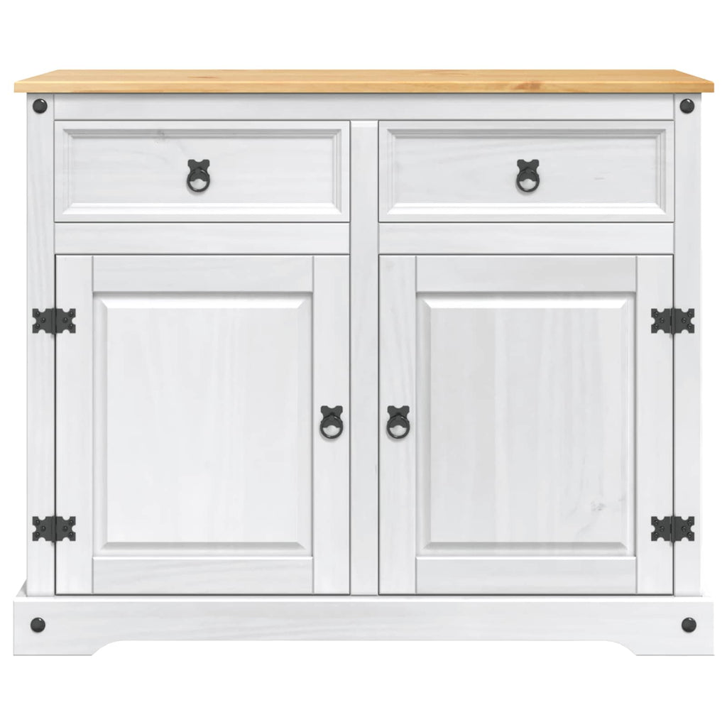 Carro de Cocina 2 pcs y Cera de Miel 112 x 70 x 91,5 cm
