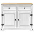 Carro de Cocina 2 pcs y Cera de Miel 112 x 70 x 91,5 cm