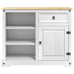 Carro de Cocina 2 pcs y Cera de Miel 112 x 70 x 91,5 cm