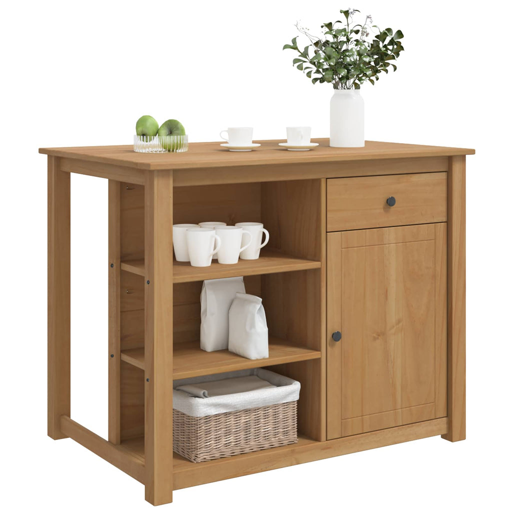 Carro de Cocina PANAMA 2 pcs Cera de Miel 112 x 77 x 90 cm