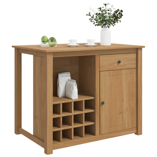 Carro de Cocina PANAMA 2 pcs Cera de Miel 112 x 77 x 90 cm