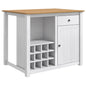 Carro de Cocina PANAMA 2 pcs Cera de Miel 112 x 77 x 90 cm