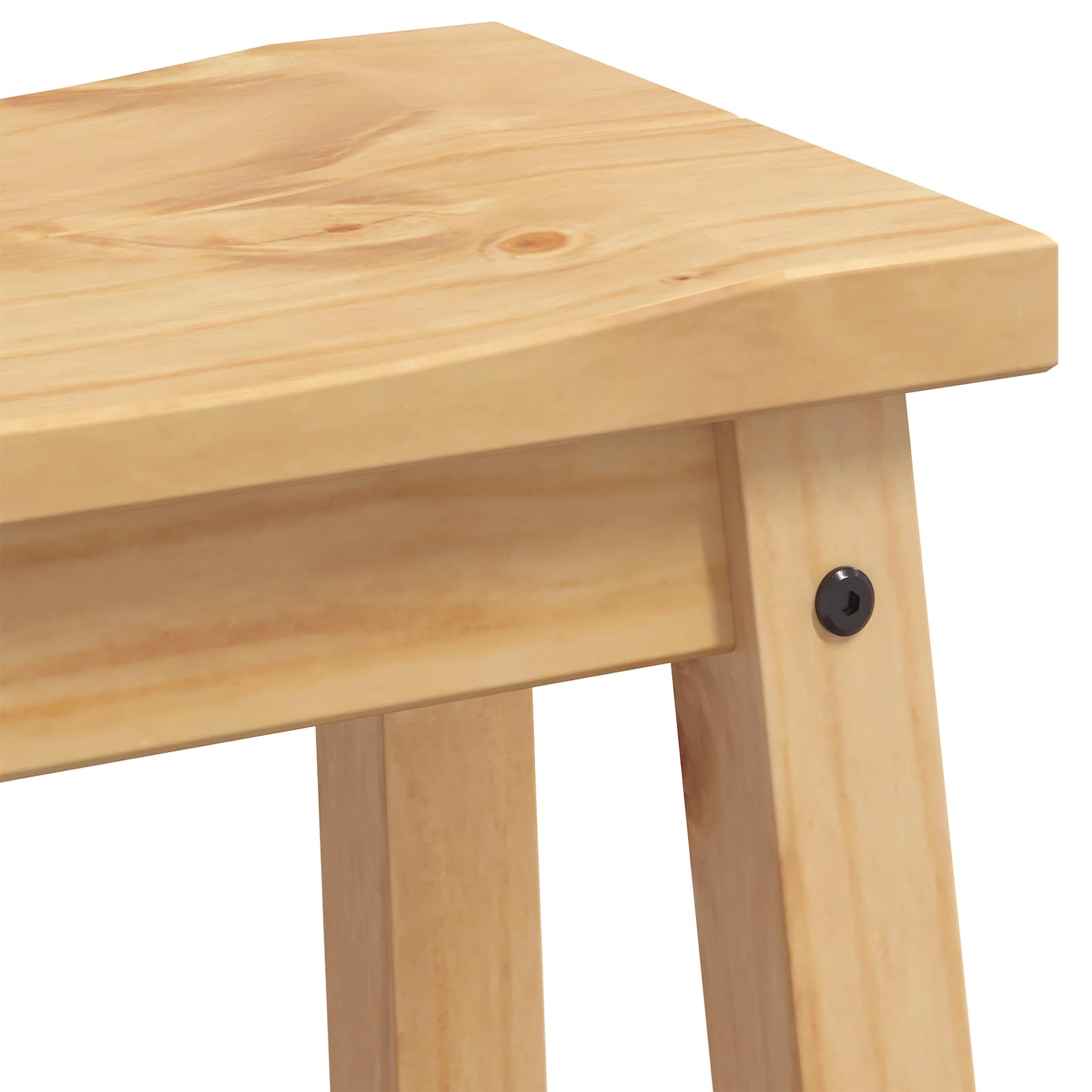 Juego de isla de cocina 3 pcs Cera de Miel Pino macizo