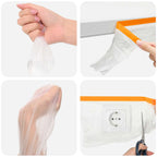 Lámina de polvo con cinta adhesiva 12 pcs 110 x 3300 cm HDPE