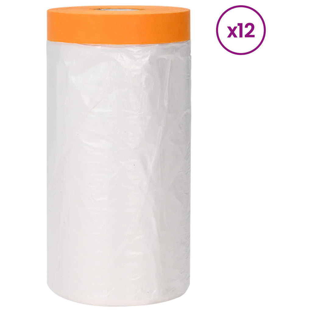 Lámina de polvo con cinta adhesiva 12 pcs 110 x 3300 cm HDPE