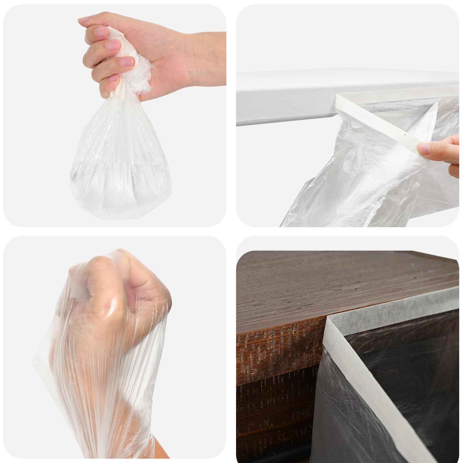 Hoja de Polvo con Cinta Adhesiva 12 pcs 110 x 3300 cm HDPE