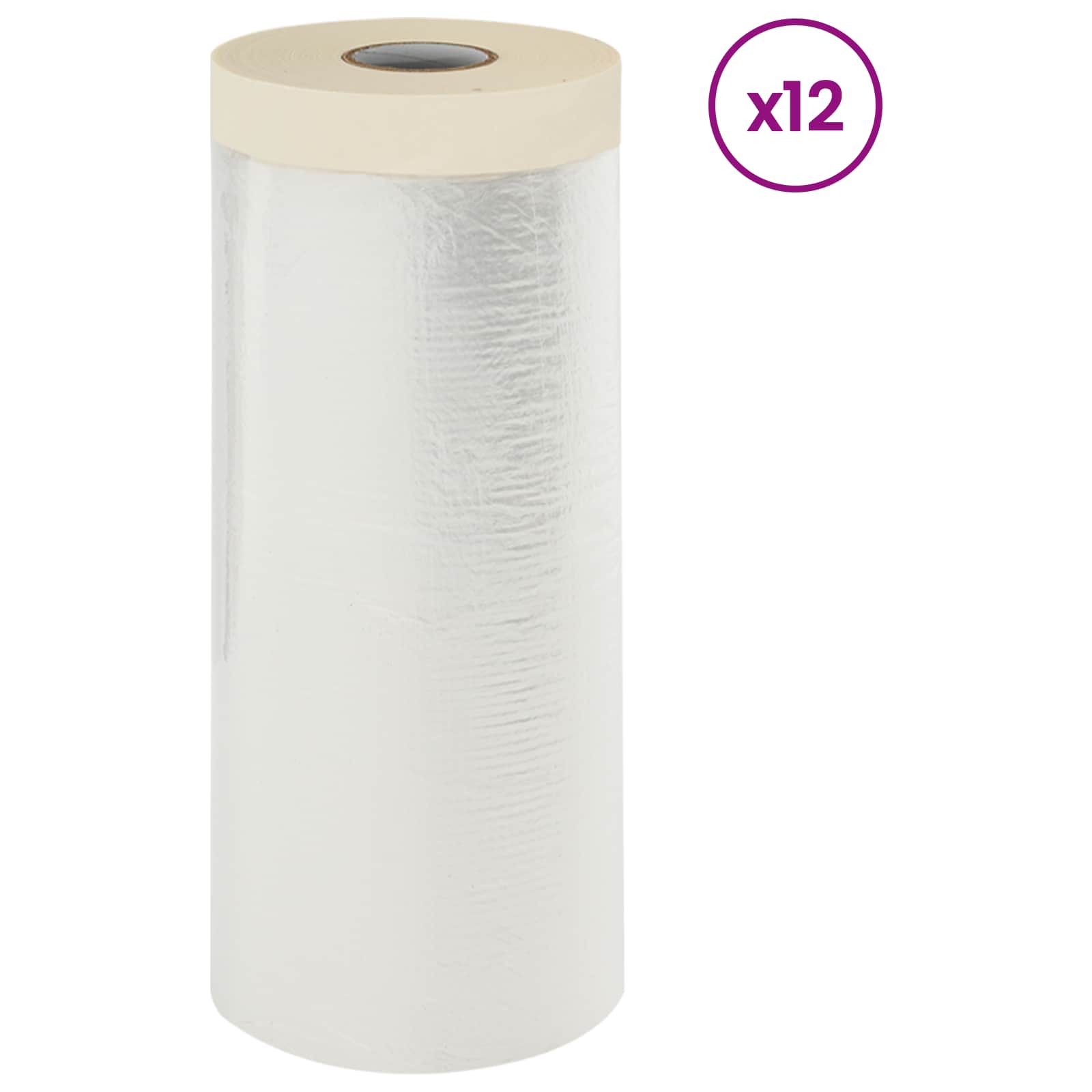 Hoja de Polvo con Cinta Adhesiva 12 pcs 110 x 3300 cm HDPE