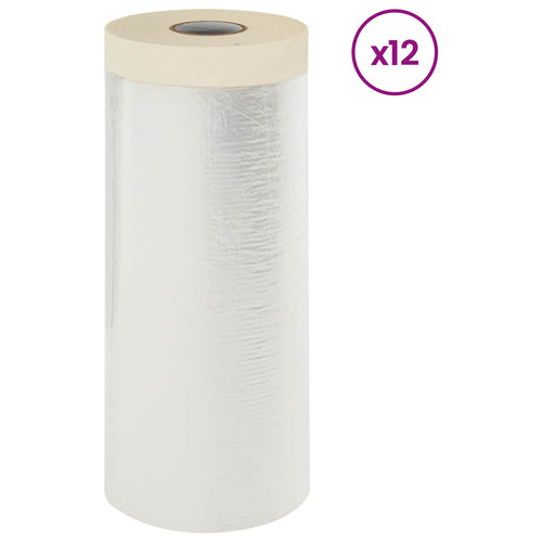 Hoja de Polvo con Cinta Adhesiva 12 pcs 110 x 3300 cm HDPE