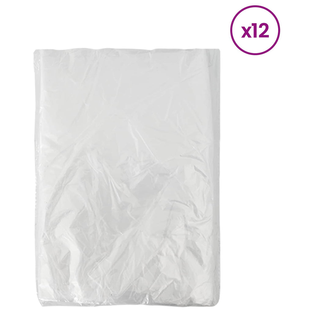 Hoja de polvo 12 pcs Transparente 400 x 500 cm HDPE