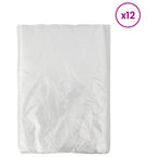 Hoja de polvo 12 pcs Transparente 400 x 500 cm HDPE