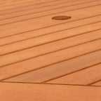 Juego de muebles de exterior 5 pcs Natural
