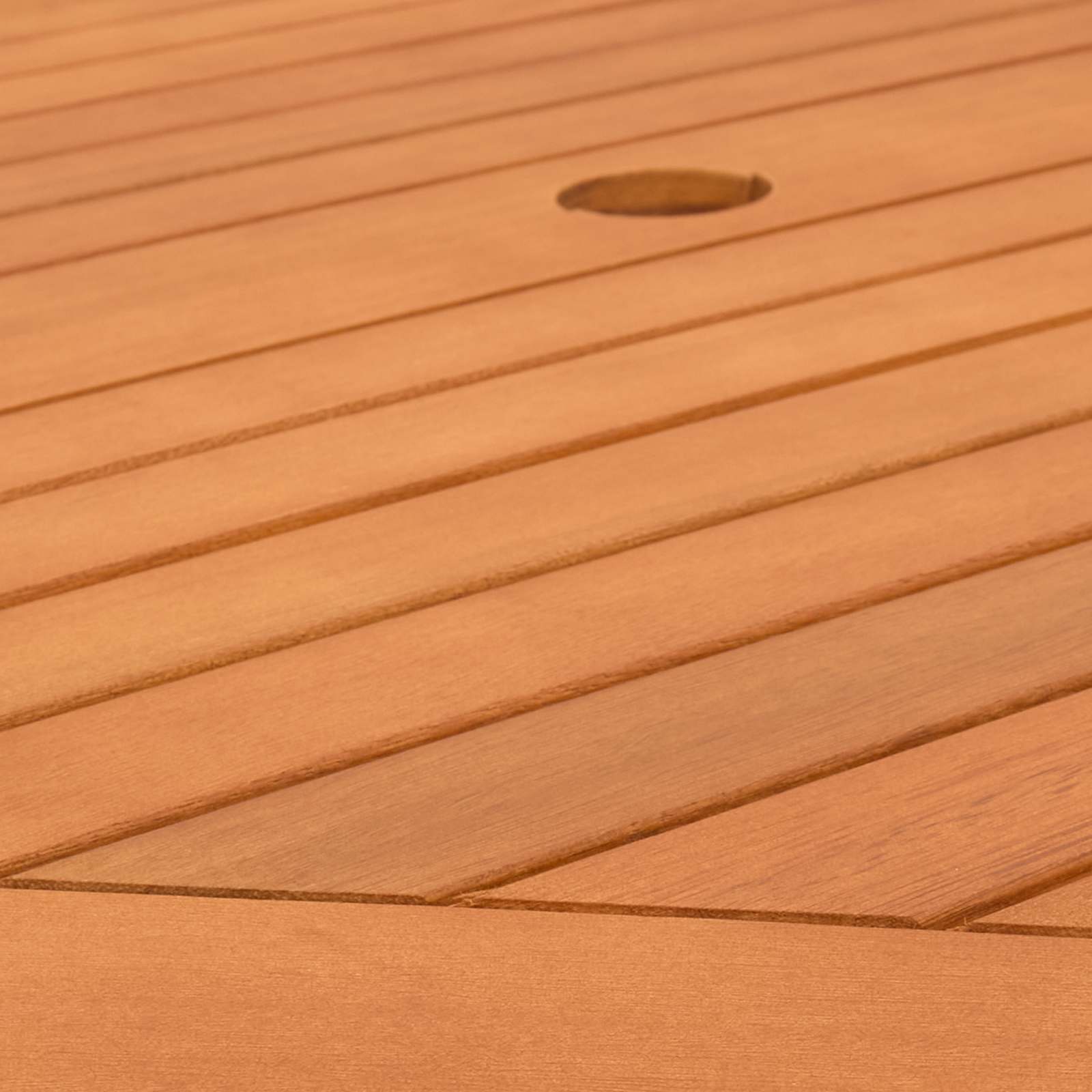 Juego de muebles de exterior 5 pcs Natural