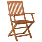 Juego de muebles de exterior 5 pcs Natural