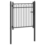 Puerta de cerca HORST 100 x 100 cm Metal Negro Con cerradura