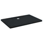 Bandeja Base de Ducha con Puntos Negro 120 x 80 x 4 cm ABS