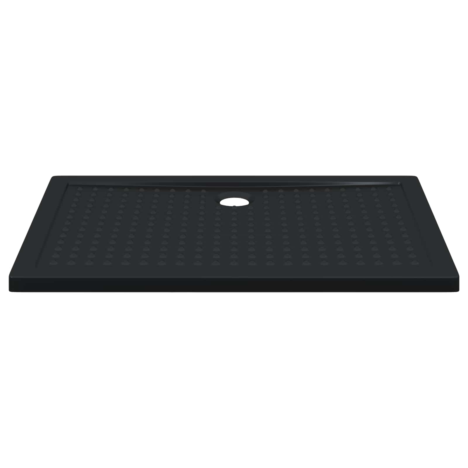 Bandeja Base de Ducha con Puntos Negro 120 x 80 x 4 cm ABS
