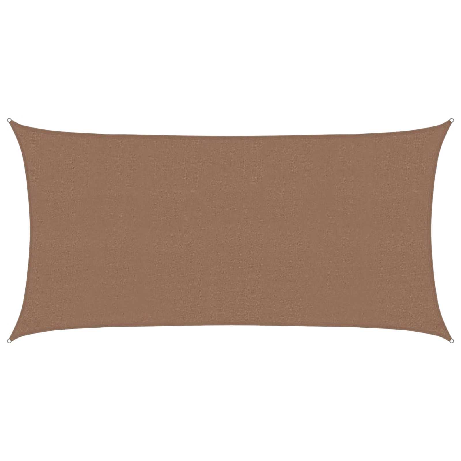 Yellow and White Shade Sail 2 x 2.5 m HDPE