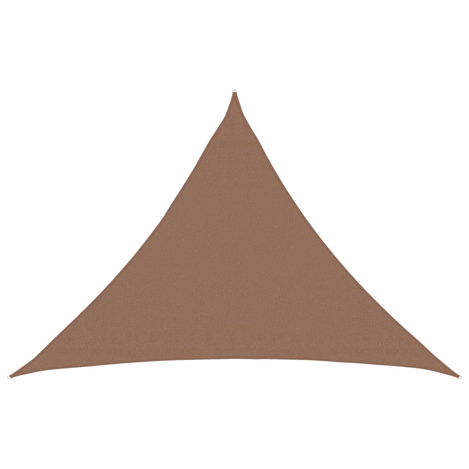 Toldo Vela Gris claro y blanco. 2 x 2 x 2 m HDPE