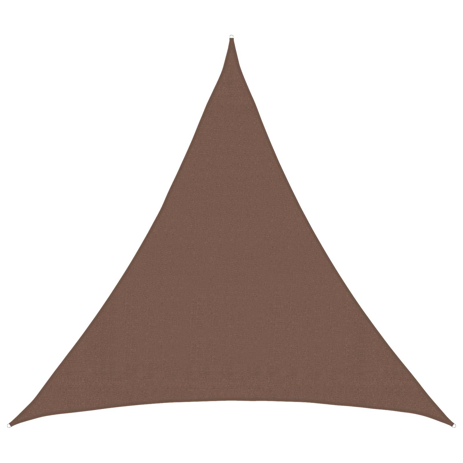 Toldo Vela Gris claro y blanco. 2 x 2 x 2 m HDPE