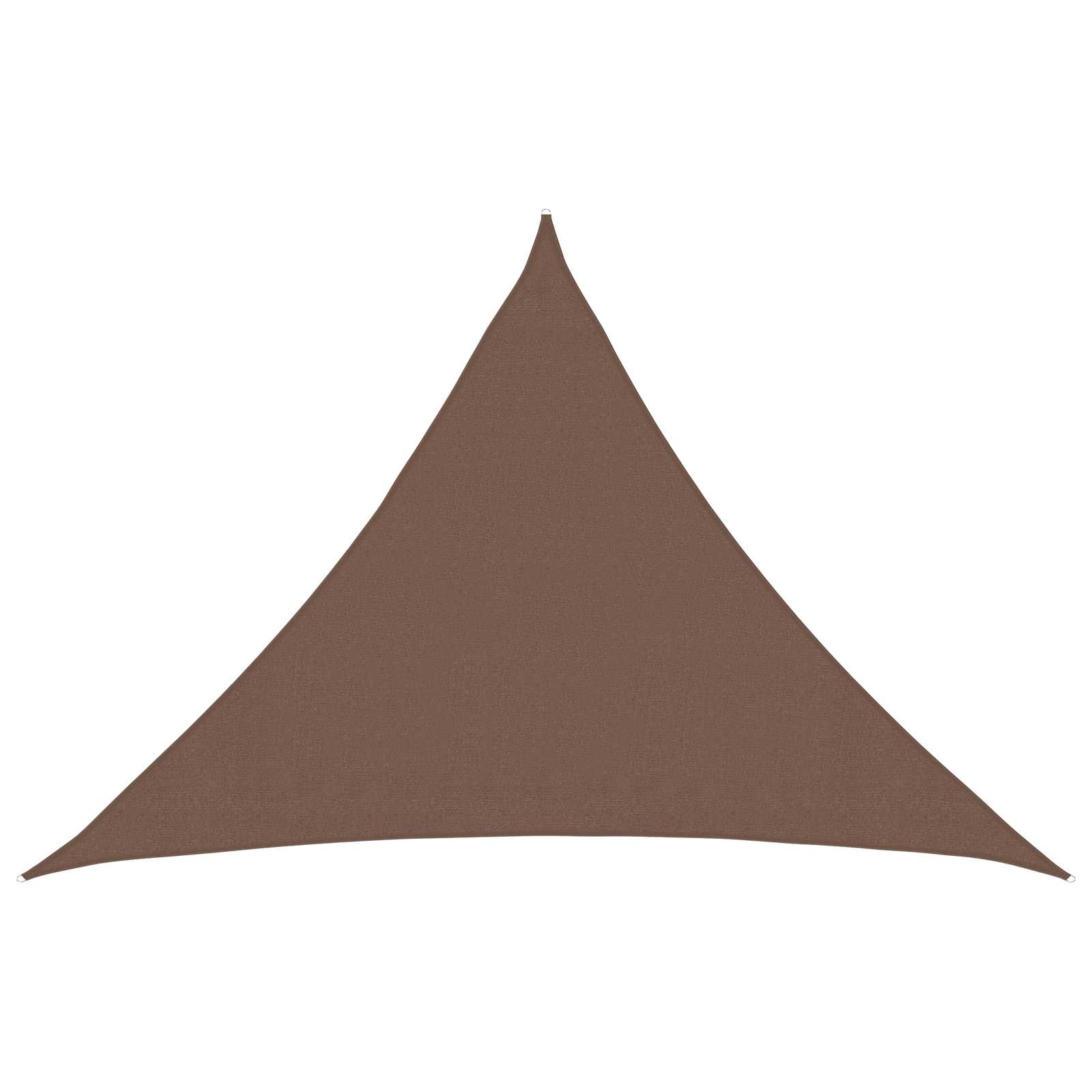 Toldo Vela Gris claro y blanco. 2 x 2 x 2 m HDPE