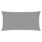 Toldo Vela Amarillo y blanco 2 x 2,5 m HDPE