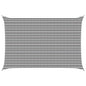Toldo Vela Amarillo y blanco 2 x 2,5 m HDPE