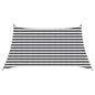 Toldo Vela Amarillo y blanco 3 / 4 x 2 m HDPE