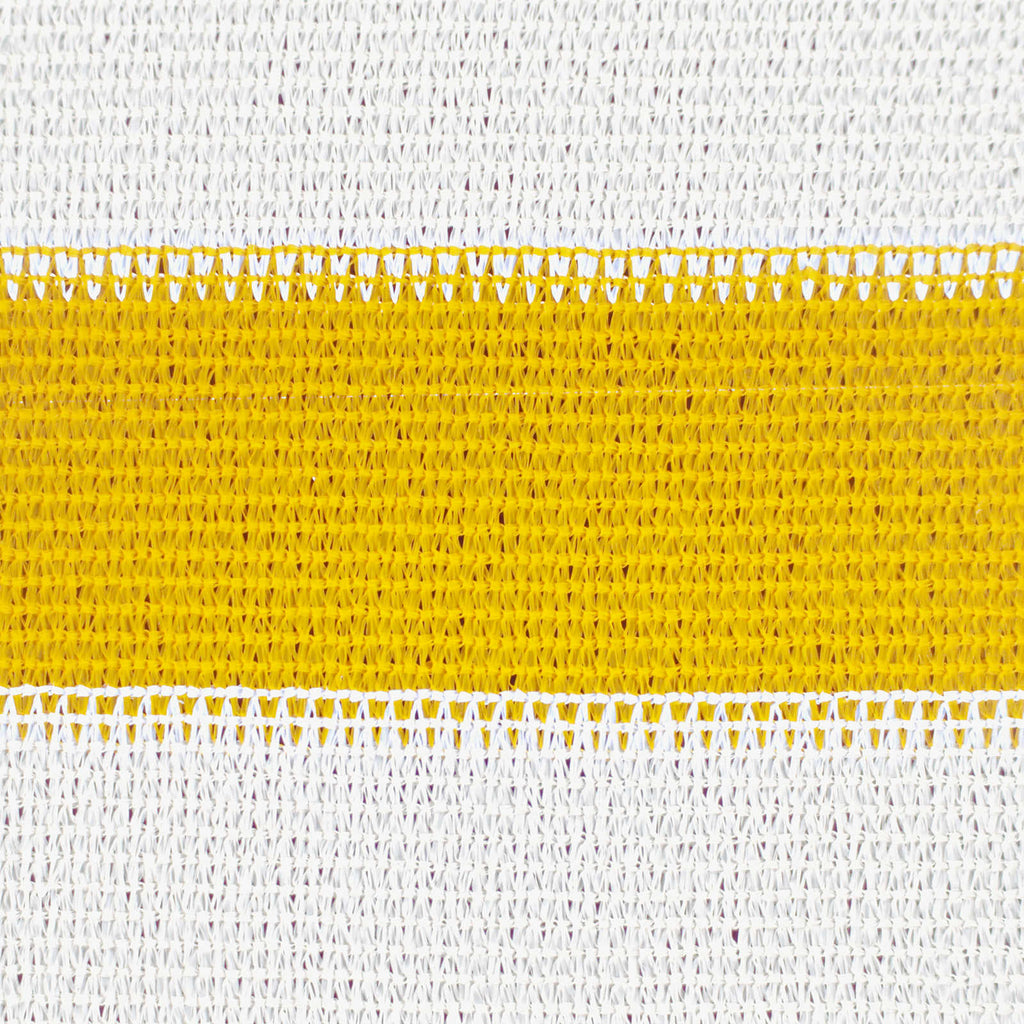 Toldo Vela Amarillo y blanco 2 x 2,5 m HDPE