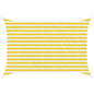 Toldo Vela Amarillo y blanco 2 x 2,5 m HDPE