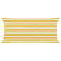 Toldo Vela Amarillo y blanco 2 x 2,5 m HDPE