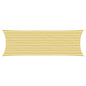 Toldo Vela Amarillo y blanco 2 x 2,5 m HDPE