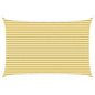 Toldo Vela Amarillo y blanco 2 x 2,5 m HDPE