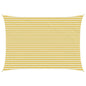 Toldo Vela Amarillo y blanco 2 x 2,5 m HDPE