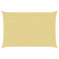 Toldo Vela Amarillo y blanco 2 x 2,5 m HDPE