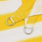 Toldo Vela Amarillo y blanco 3 / 4 x 2 m HDPE