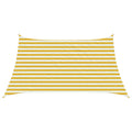 Toldo Vela Amarillo y blanco 3 / 4 x 2 m HDPE