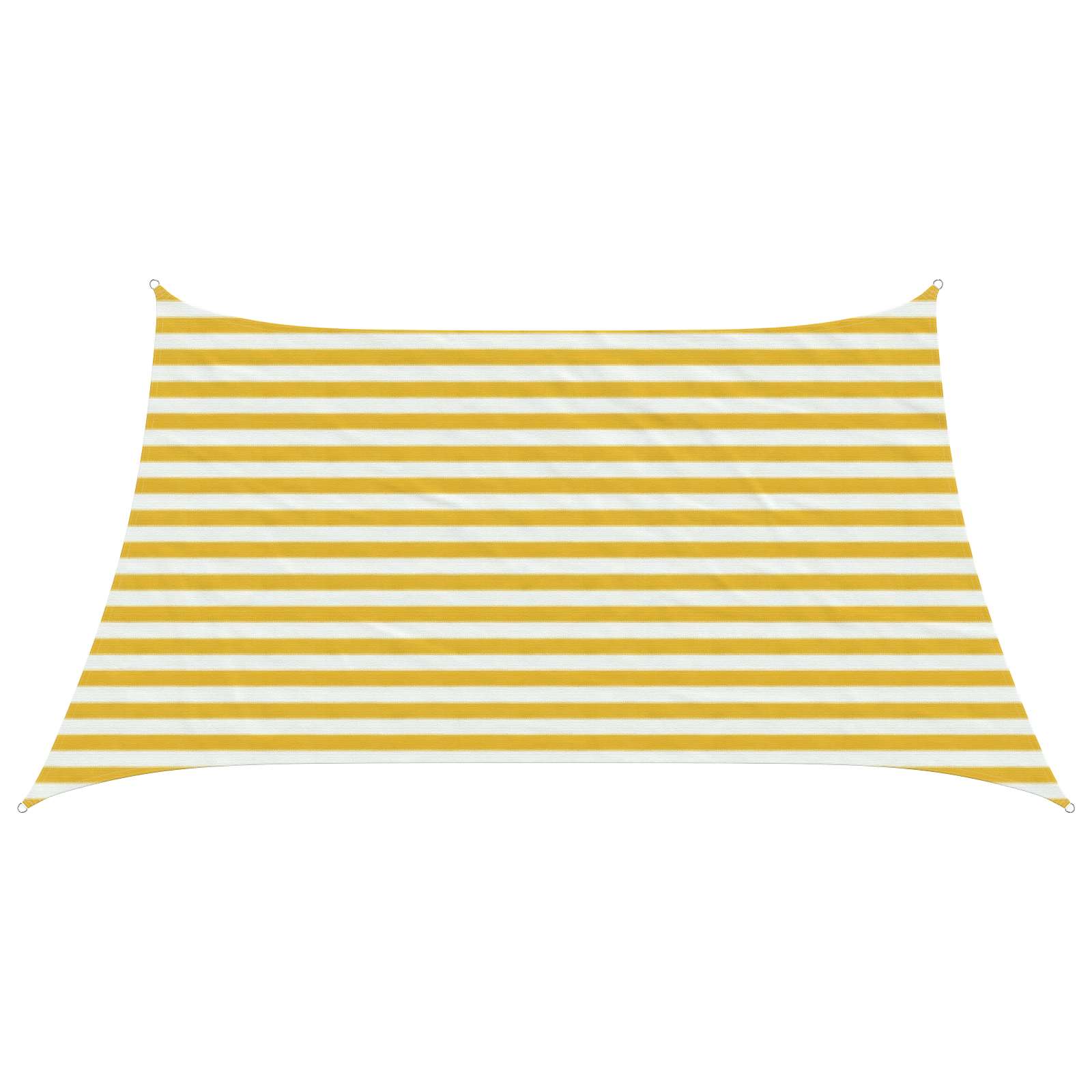 Toldo Vela Amarillo y blanco 3 / 4 x 2 m HDPE