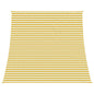 Toldo Vela Amarillo y blanco 3 / 4 x 2 m HDPE