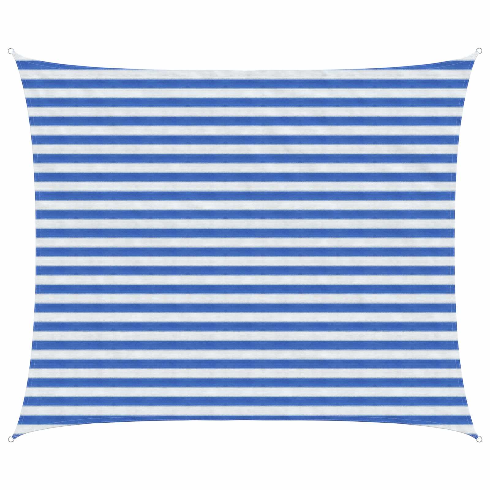 Yellow and White Shade Sail 2 x 2.5 m HDPE