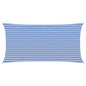 Toldo Vela Amarillo y blanco 2 x 2,5 m HDPE