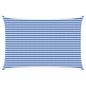 Toldo Vela Amarillo y blanco 2 x 2,5 m HDPE
