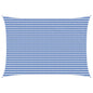 Toldo Vela Amarillo y blanco 2 x 2,5 m HDPE