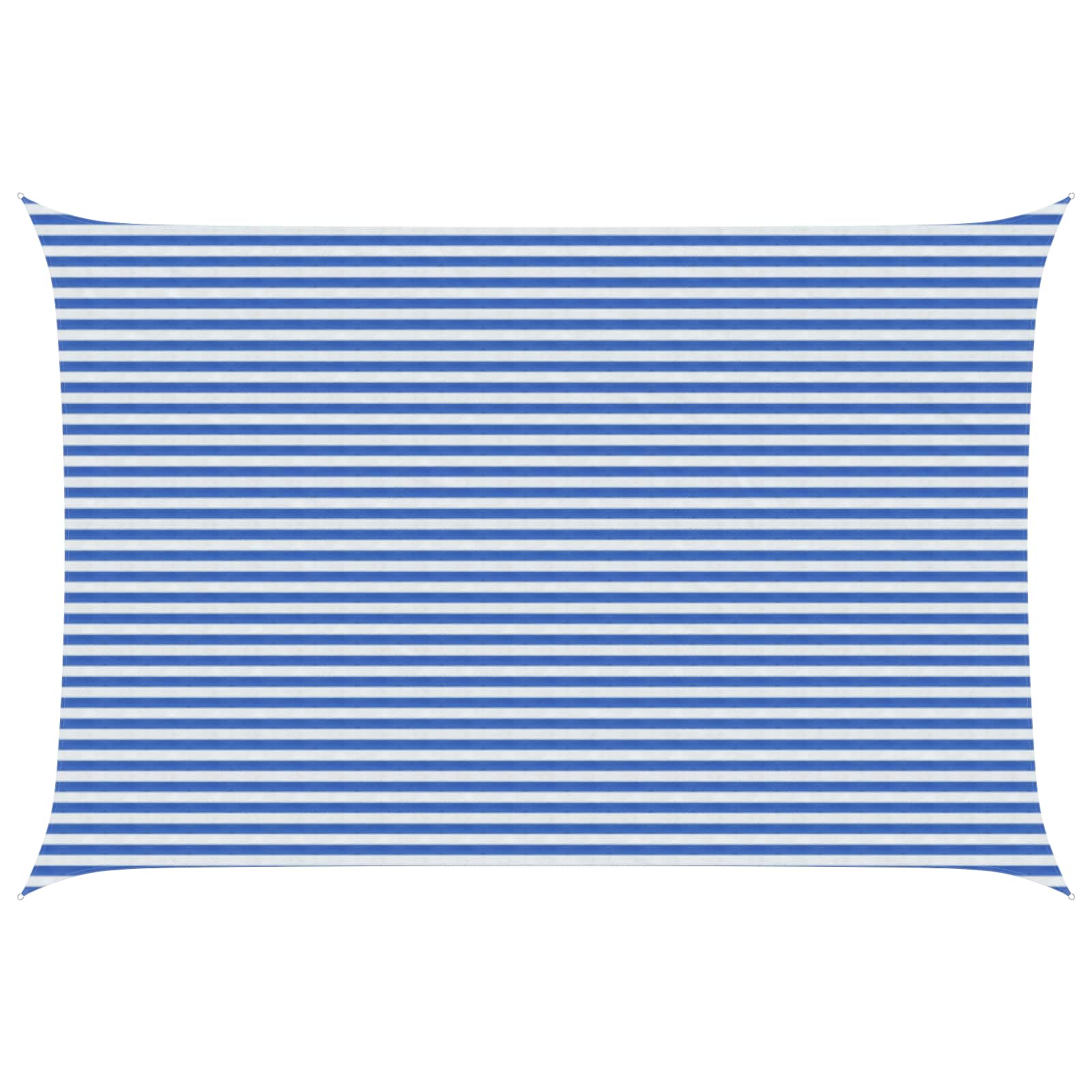 Yellow and White Shade Sail 2 x 2.5 m HDPE