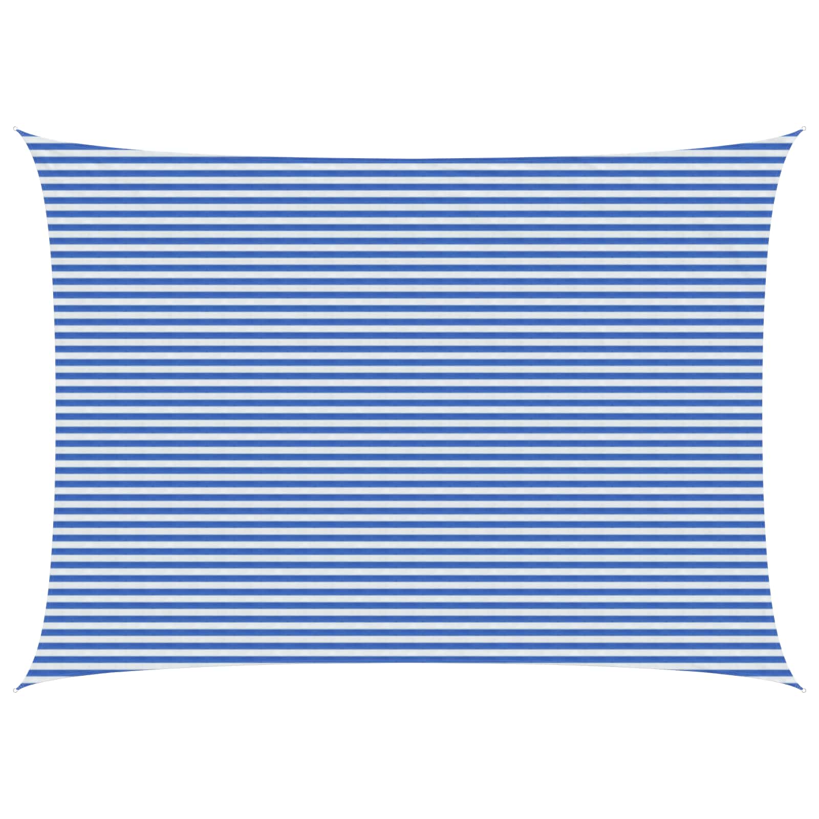 Yellow and White Shade Sail 2 x 2.5 m HDPE