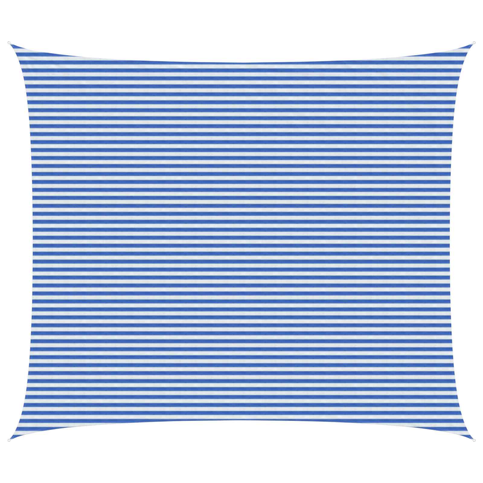 Yellow and White Shade Sail 2 x 2.5 m HDPE