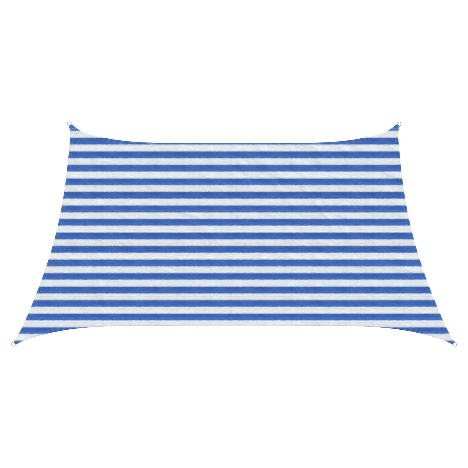 Yellow and White Sail Shade 3 / 4 x 2 m HDPE