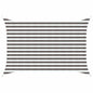 Toldo Vela Amarillo y blanco 2 x 2,5 m HDPE