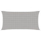 Toldo Vela Amarillo y blanco 2 x 2,5 m HDPE