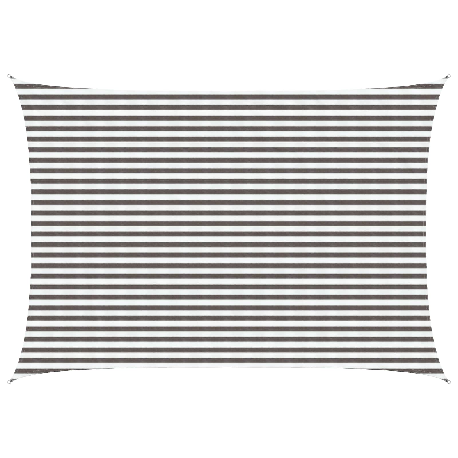 Yellow and White Shade Sail 2 x 2.5 m HDPE