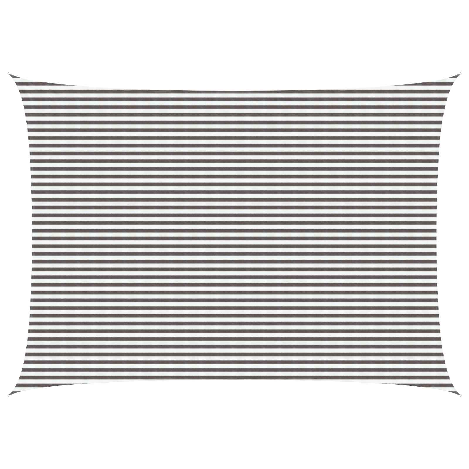 Yellow and White Shade Sail 2 x 2.5 m HDPE